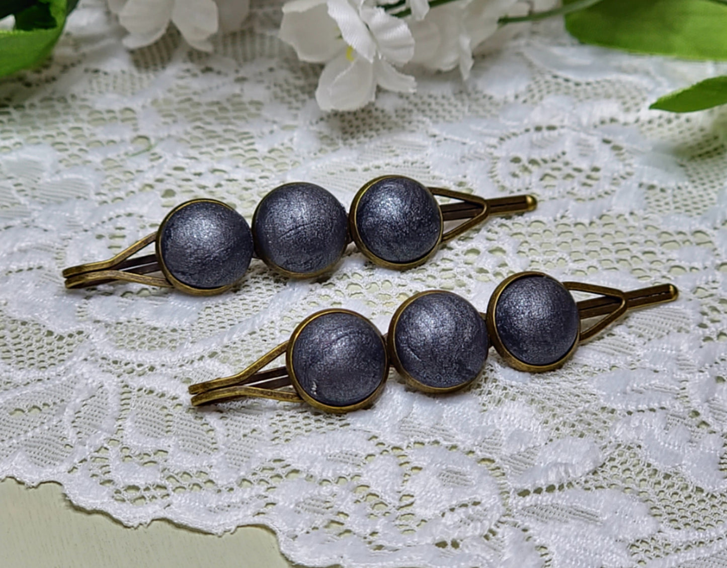 Dark Gray Bobby Pins