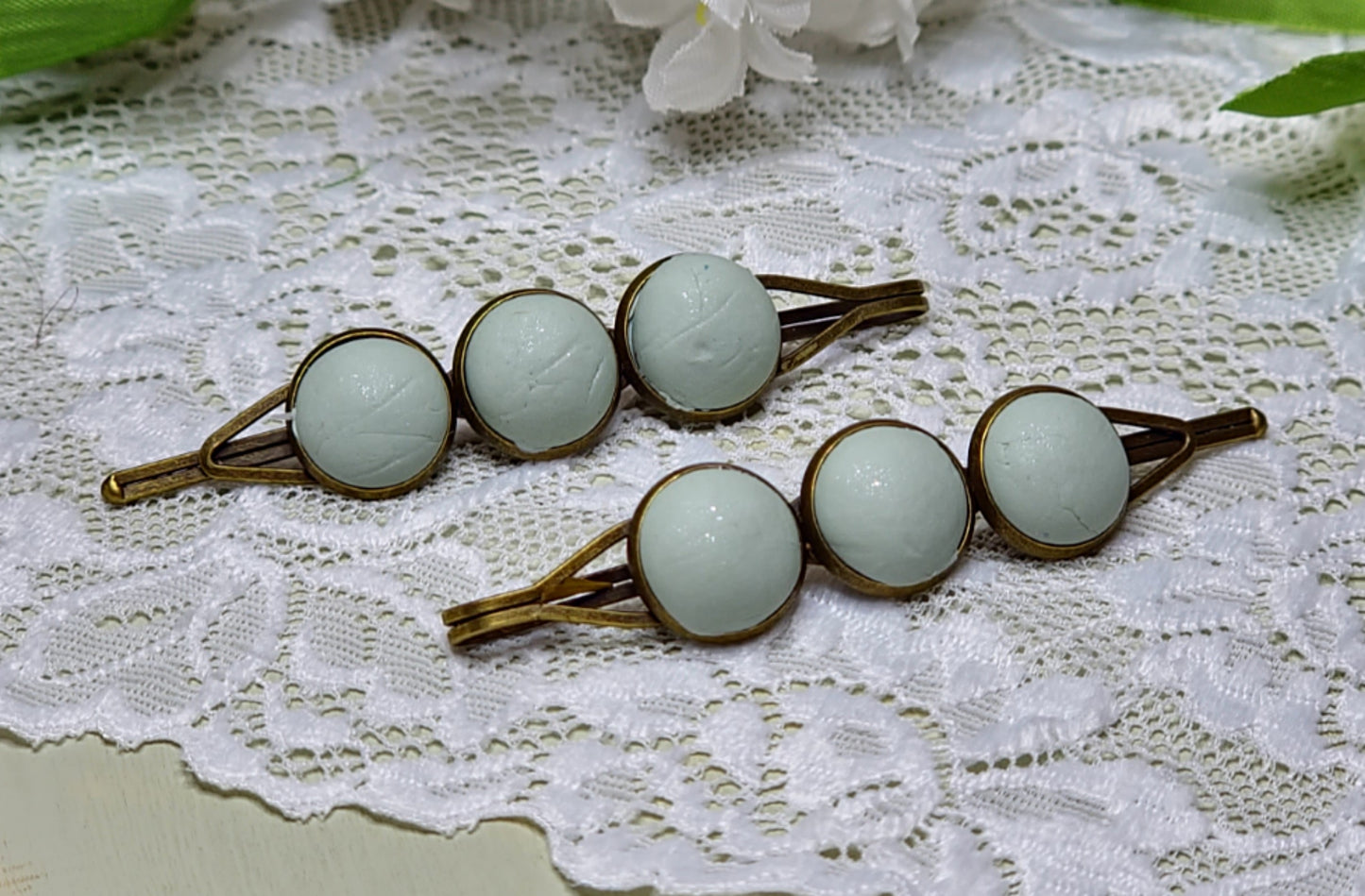 Sage Green Bobby Pins
