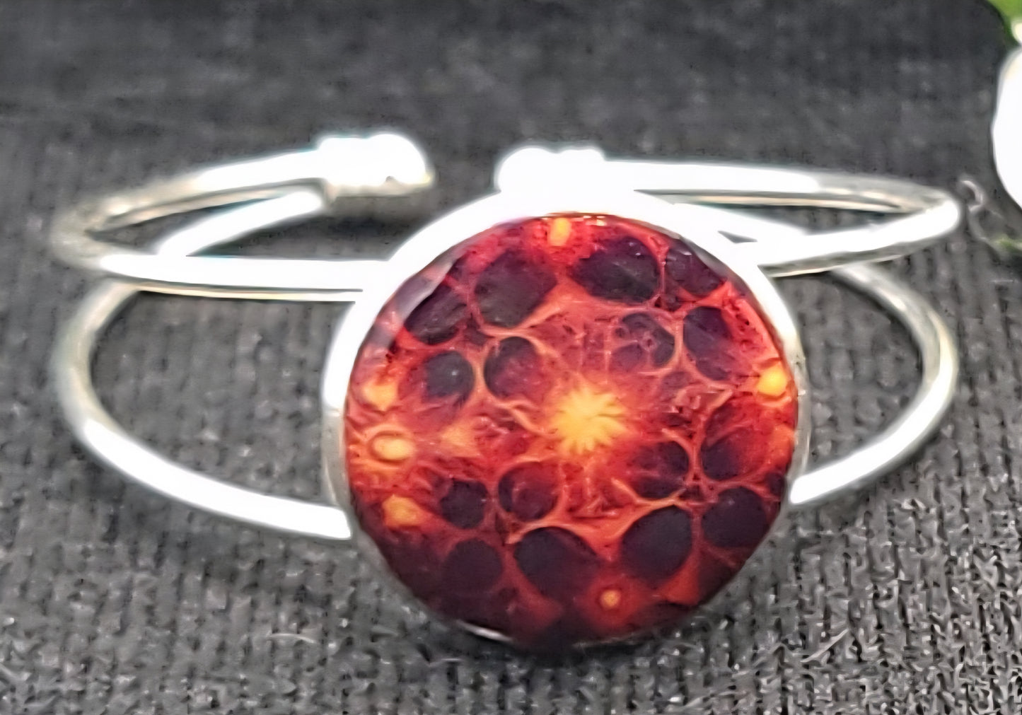 Red Gold Bracelet-Silver