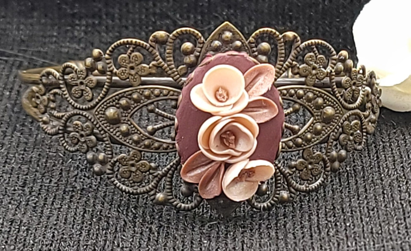 Vintage Floral Filigree Bracelet