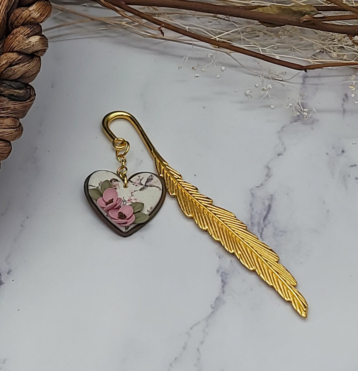 Floral bookmark-C