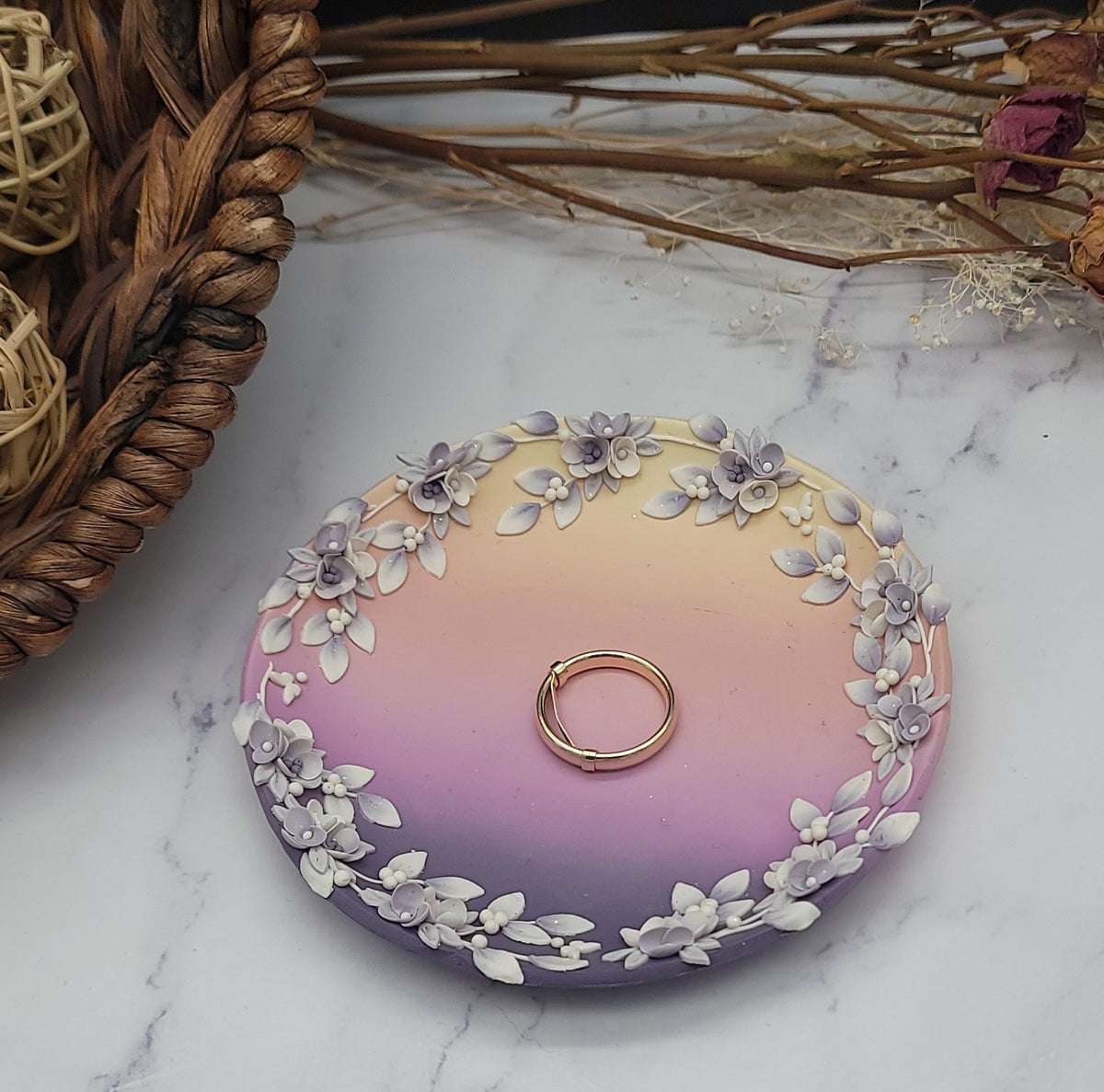 Trinket Dish-Sunset