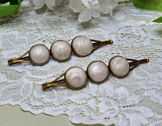 White Bobby Pins