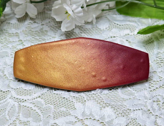 Burgandy Gradient Barrette -A