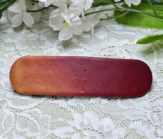 Burgandy Gradient Barrette -B