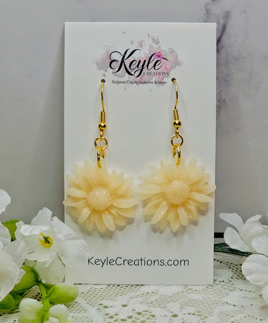 Faux Opal Dangle Earrings-F