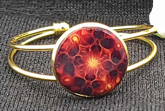 Red Gold Bracelet-Gold