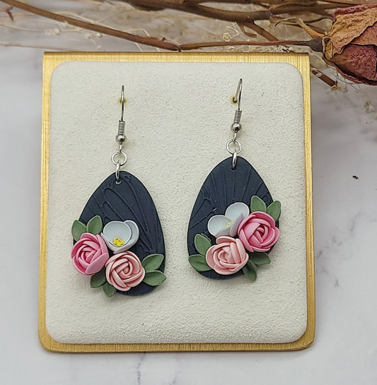 Rose Dangle earrings - H