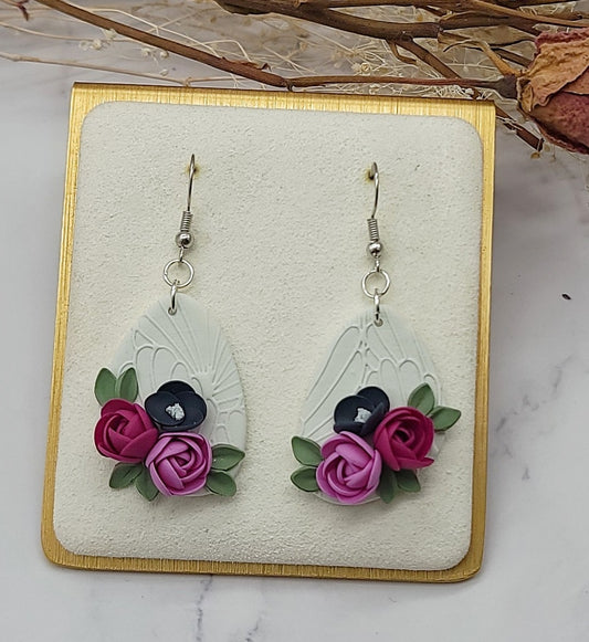 Rose Dangle earrings - K