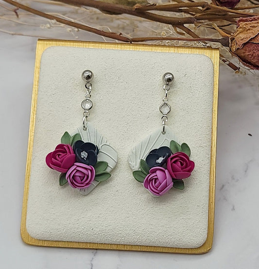 Rose Dangle earrings - L