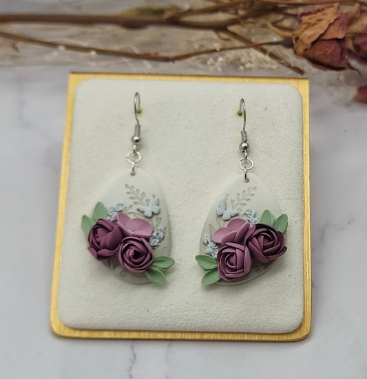 Rose Dangle earrings - M