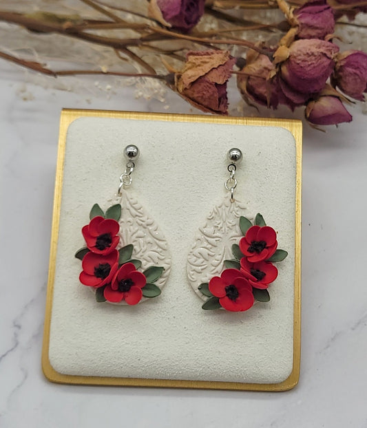 Poppy Dangle earrings -D
