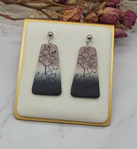 Black & Muave Ombre-C