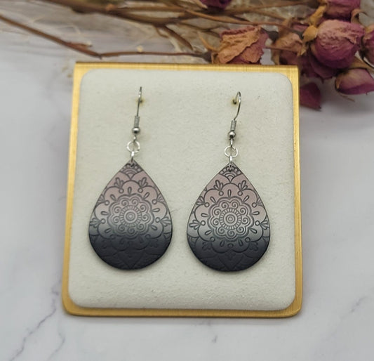Black & Muave Ombre-F