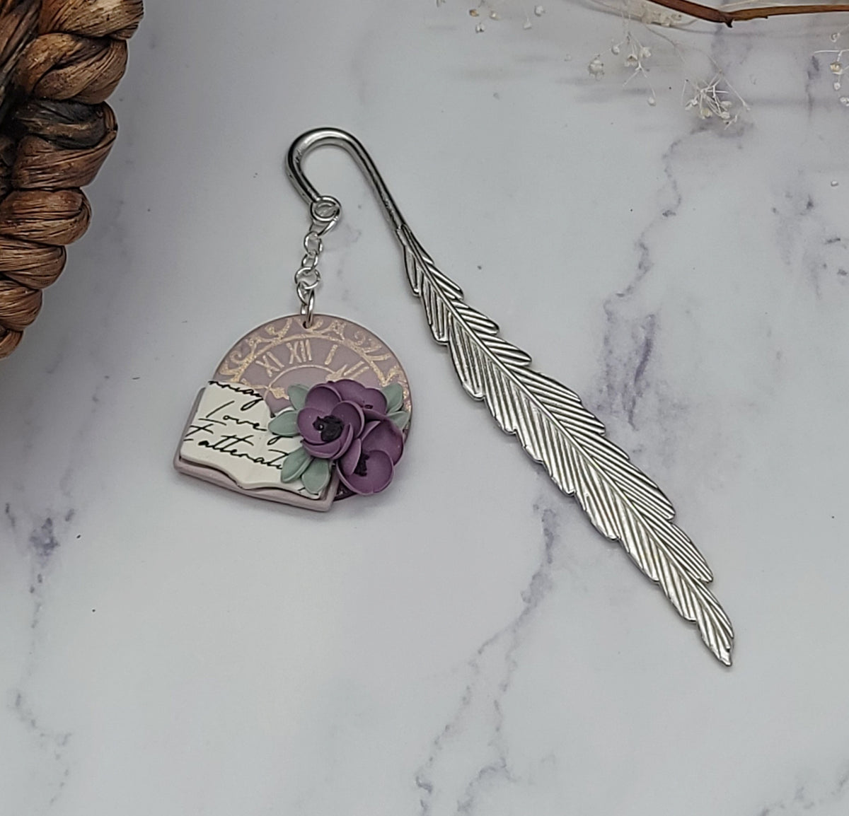 Vintage style bookmark-B