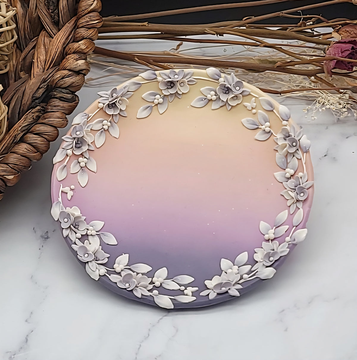 Trinket Dish-Sunset